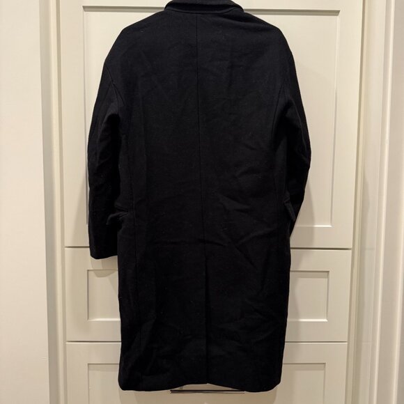 All Saints Single Breasted Black Wool Peacoat - Women's XS - Picture 2 of 4